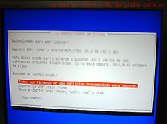instalacion del sistema operativo Debian GNU/Linux