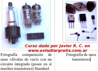 Comparación de valvulas y transistores