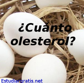 Cuánto colesterol da comer un huevo?