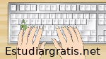 Usar el teclado con las dos manos