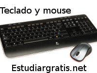 ¿Cómo usar el teclado y mouse?