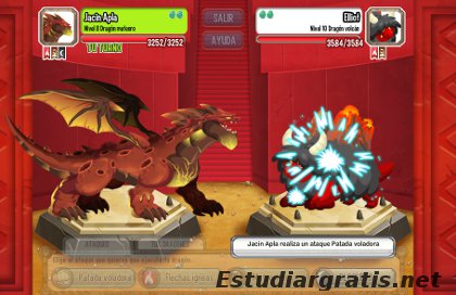Free dragon games with combat for tablet cell.