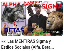 Divisiones sociales: alfa (alpha), beta, sigma, gama, omega